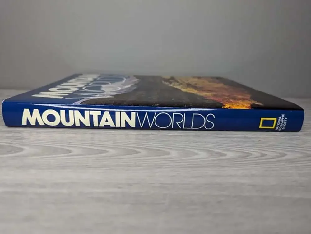 Vintage Mountain Worlds National Geographic 1988 Hardcover Book
